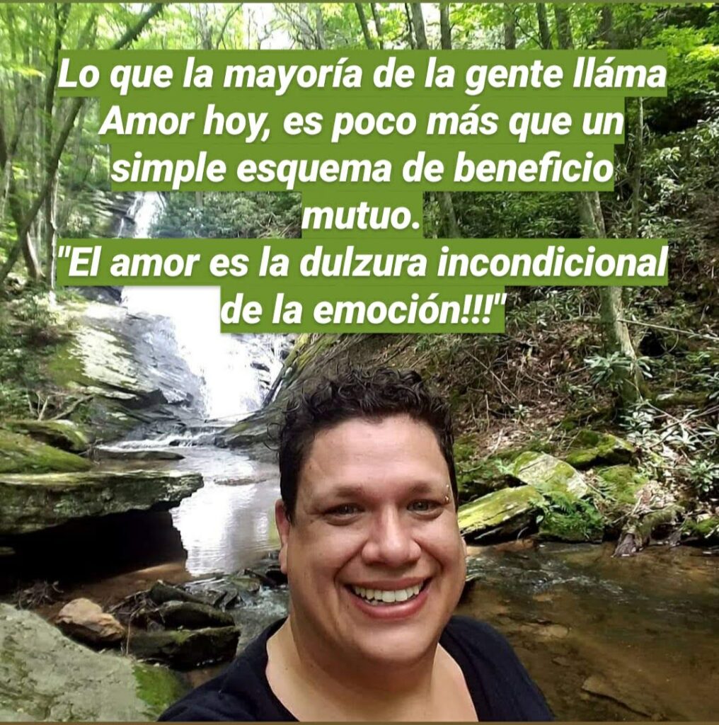 El amor es la dulzura incondicional de la emoción